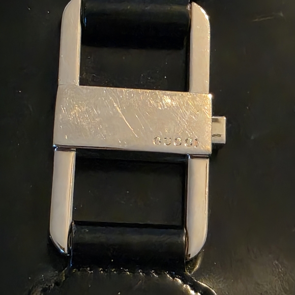 Vintage GUCCI Patent Leather Black Bag Purse - Picture 3 of 15